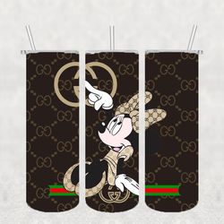 minnie gucci full tumbler wrap, gucci tumbler wrap, gucci png design 20oz / 30oz tumbler png file instant download