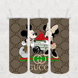 mickey minnie gucci full tumbler wrap, gucci tumbler wrap, gucci png design 20oz/ 30oz tumbler png file instant download