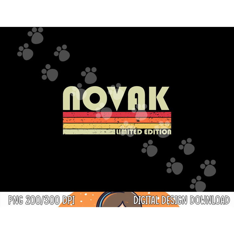 NOVAK Surname Funny Retro Vintage 80s 90s Birthday Reunion png, sublimation copy.jpg