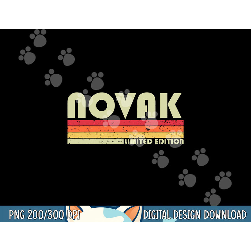 NOVAK Surname Funny Retro Vintage 80s 90s Birthday Reunion png, sublimation copy.jpg