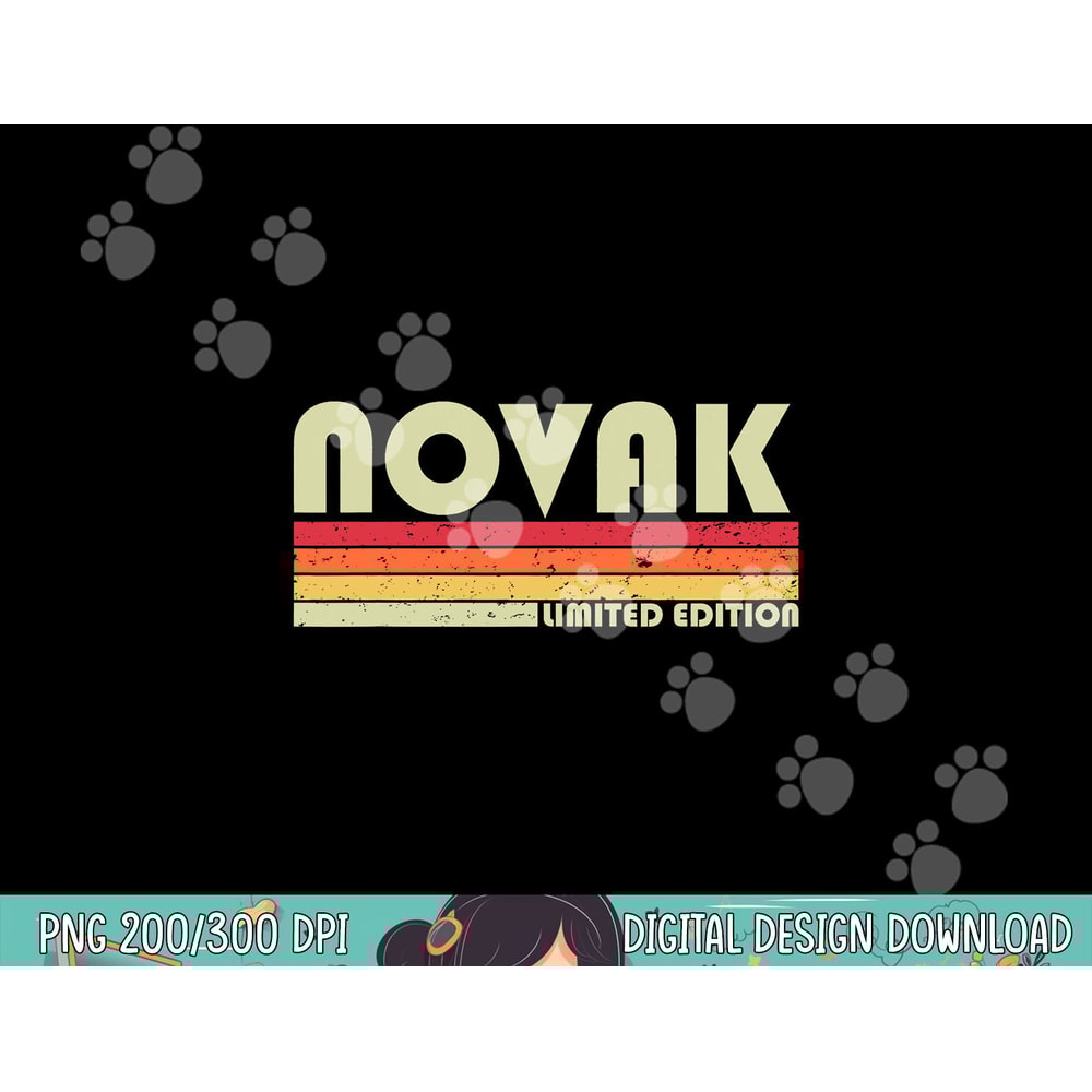 NOVAK Surname Funny Retro Vintage 80s 90s Birthday Reunion png, sublimation copy.jpg