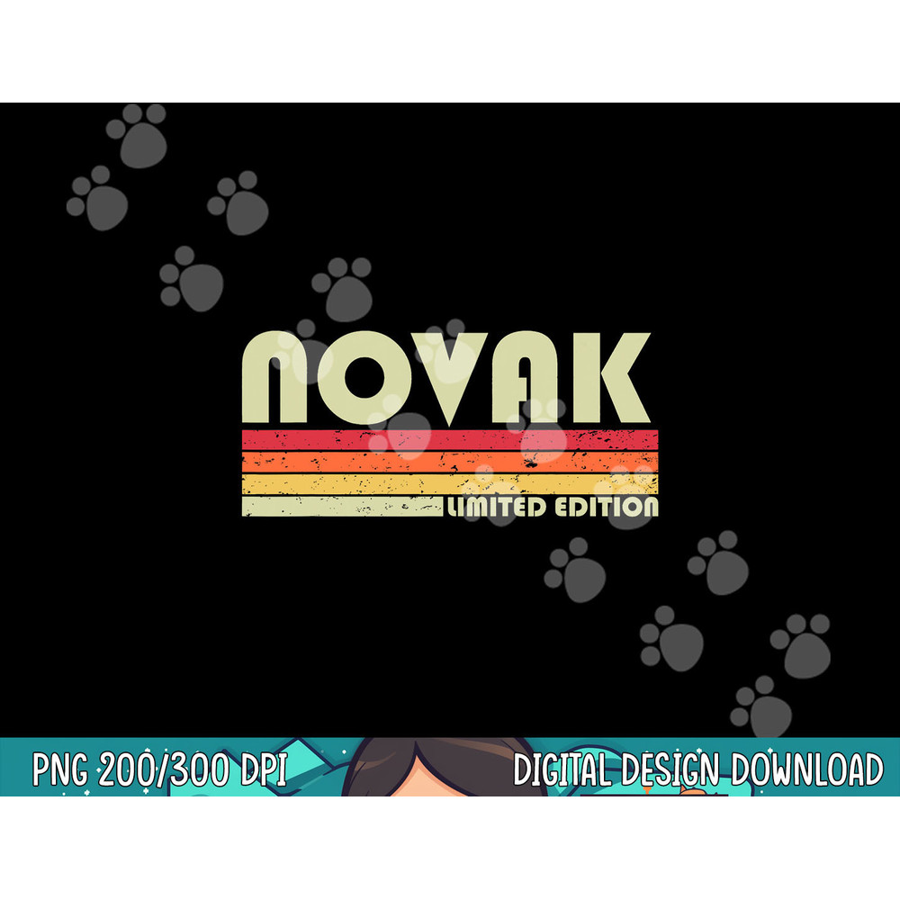 NOVAK Surname Funny Retro Vintage 80s 90s Birthday Reunion png, sublimation copy.jpg