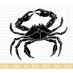Crab Svg, King Crab SVG, Sea Animal SVG, Crab Silhouette, Crab Clipart, Crab Legs SVG, Cut File Cricut - BeaconHub