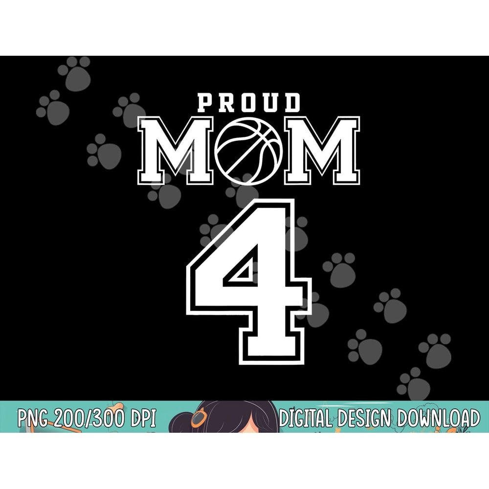 Number 4 Custom Proud Basketball Mom Personalized For Women png, sublimation copy.jpg