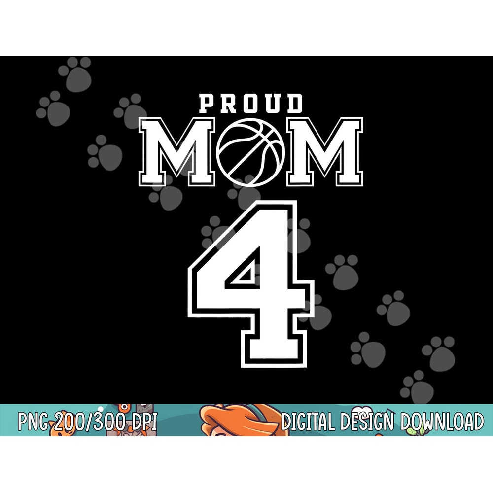 Number 4 Custom Proud Basketball Mom Personalized For Women png, sublimation copy.jpg
