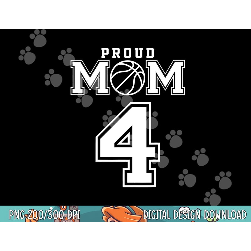 Number 4 Custom Proud Basketball Mom Personalized For Women png, sublimation copy.jpg