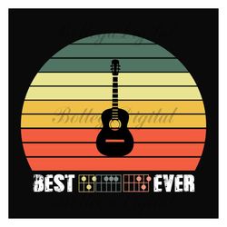 guitar best dad svg, fathers day svg, best dad svg, dad svg, retro dad svg, vintage dad svg, guitarist svg, guitarist da