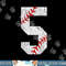 Number 5 Vintage 5th Birthday Baseball Lover 5 Years Old png, sublimation.jpg