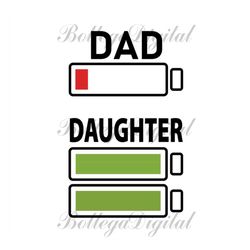 dad life daughter life svg, fathers day svg, dad svg, dad life svg, dad and daughter svg, girls dad svg, daughter svg, f