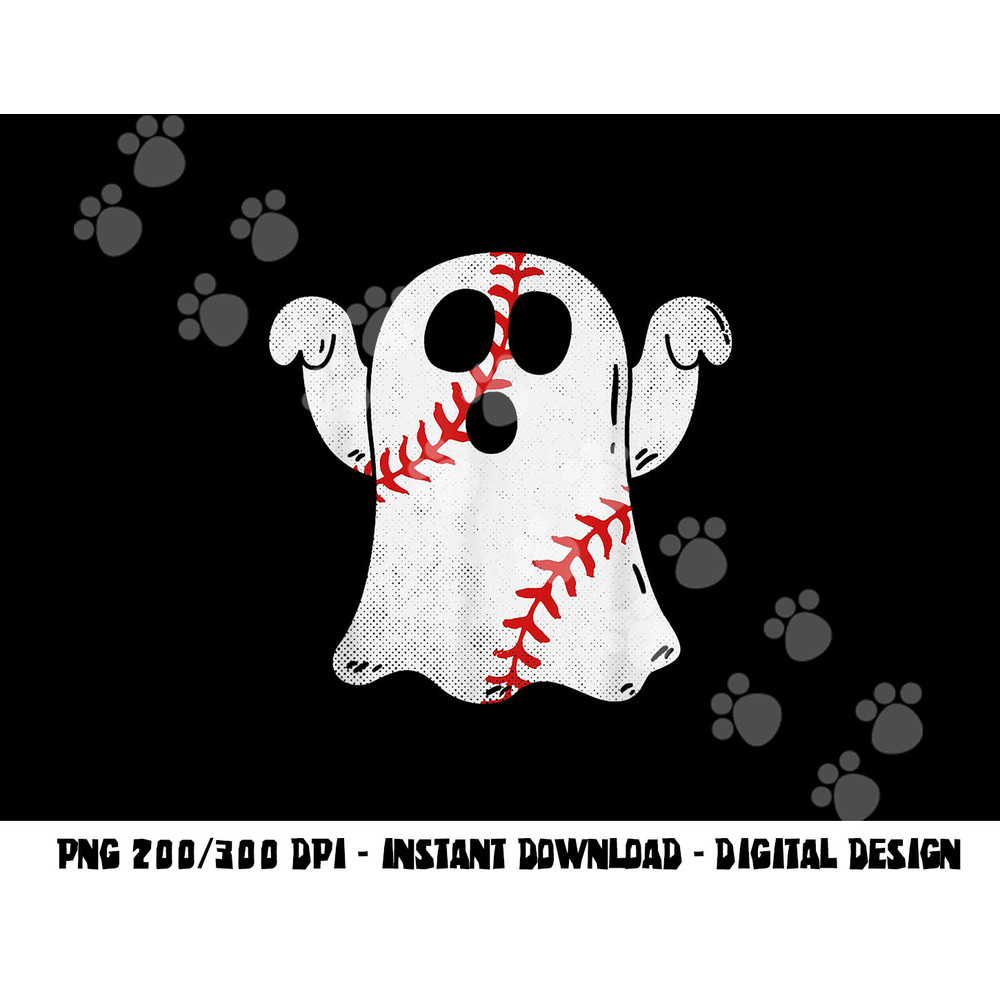 Funny Halloween Costume Baseball Ghost Baseball Lover png, sublimation copy.jpg