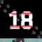 Number 18 Eighteen Baseball Lucky Favorite Jersey Number png, sublimation.jpg