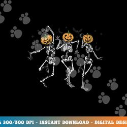funny halloween pumpkin dancing skeleton costume women men  png,sublimation copy