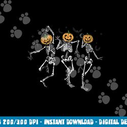 funny halloween pumpkin dancing skeleton costume women men png,sublimation copy