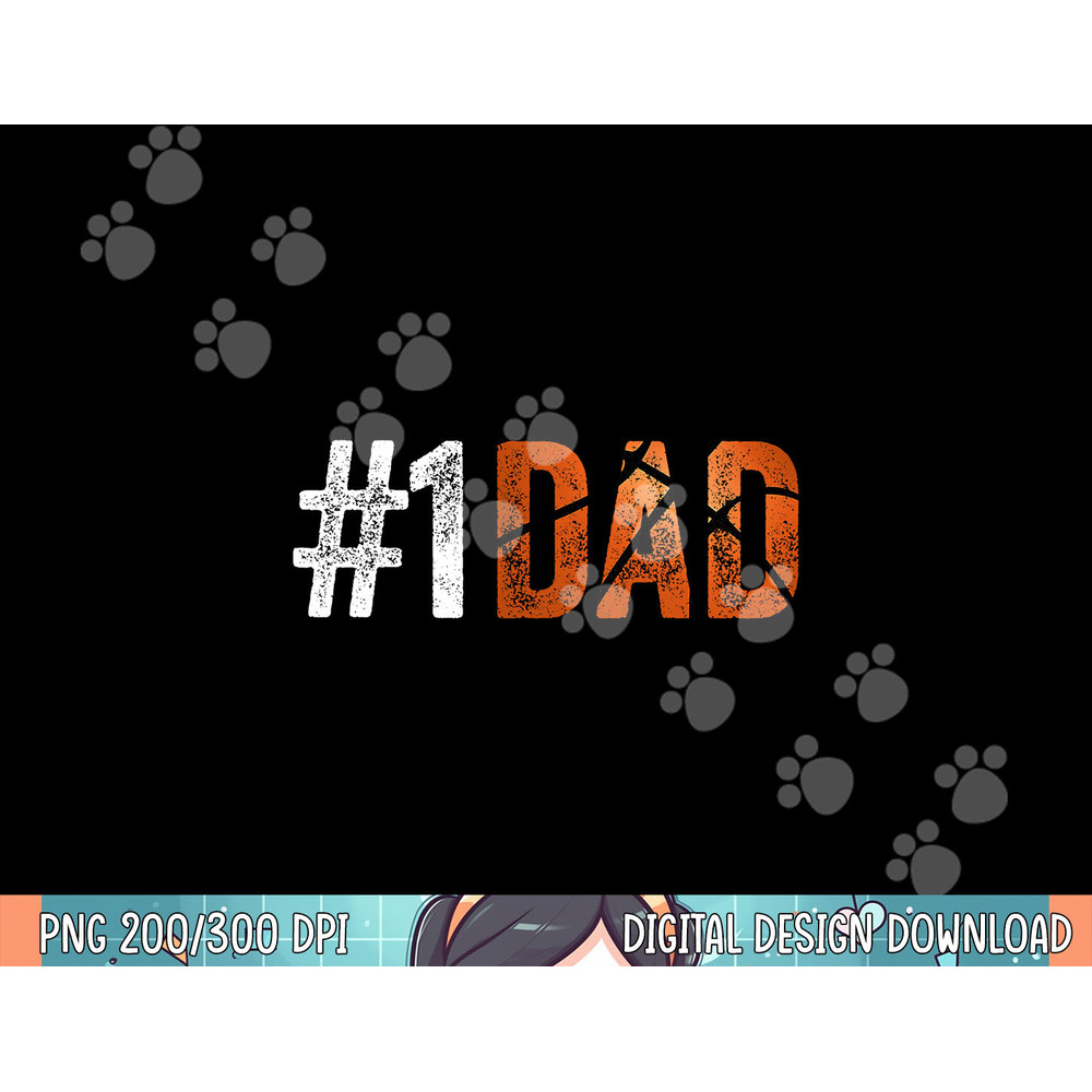 Number One Basketball Dad from Son for Fathers Day Funny png, sublimation.jpg