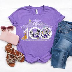mickey and friends disney 100 years of wonder shirt, disneyland 2023 trip 100th anniversary, walt disney t-shirt, disney