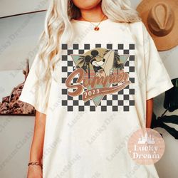 retro disney mickey summer 2023 tshirt, summer vibes shirt, disney vacation 2023 shirt, disney family summer shirt, mick