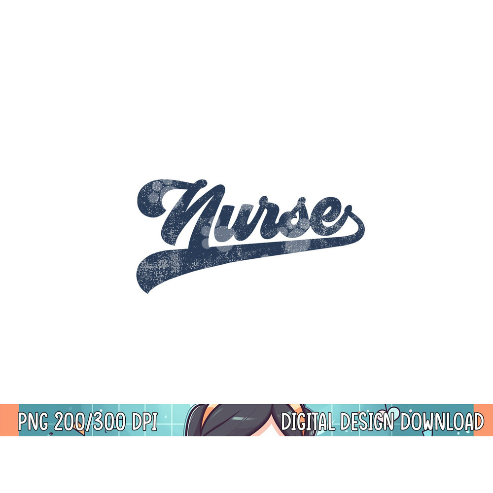 Nurse Cute Vintage Graphic Nursing png, sublimation.jpg