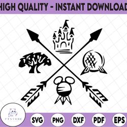 disneyland parks, mickey minnie castle,disney world svg, walt disney quotes svg, dxf,png, clipart, cricut, quotes, silho
