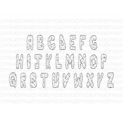 dripping font svg, dripping alphabet, cut files, svg file for cricut and silhouette,dripping font cricut, dripping lette