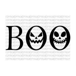 boo svg, boo png, boo vector, pumpkin svg, ghost svg, halloween svg, cricut, instant download, silhouette, clipart, vect