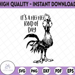 its hei hei kind of day moana cutting files designs bundle for cricut silhouette printable