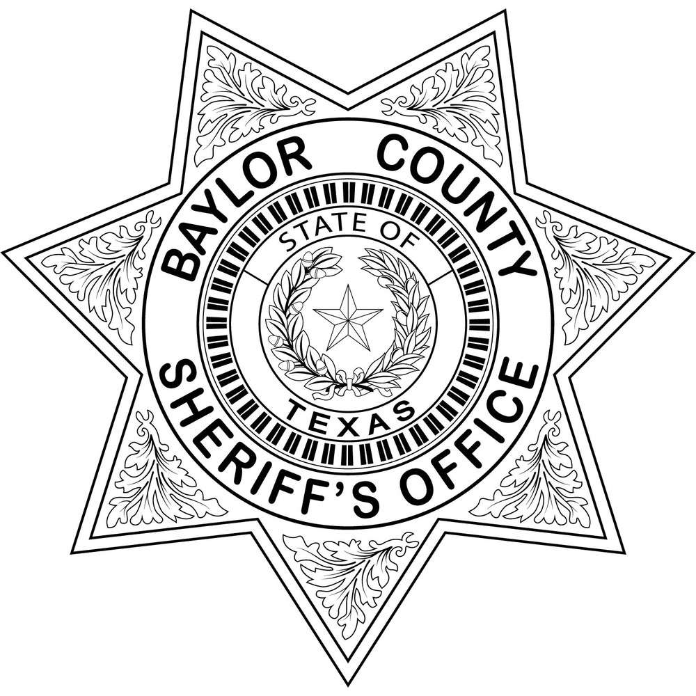 Baylor County Sheriffs office badge Texas vector file.jpg