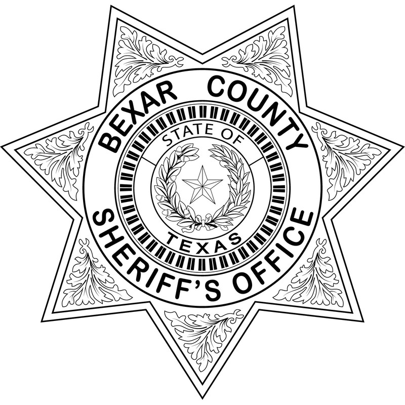 Bexar County Sheriffs office badge Texas vector file.jpg