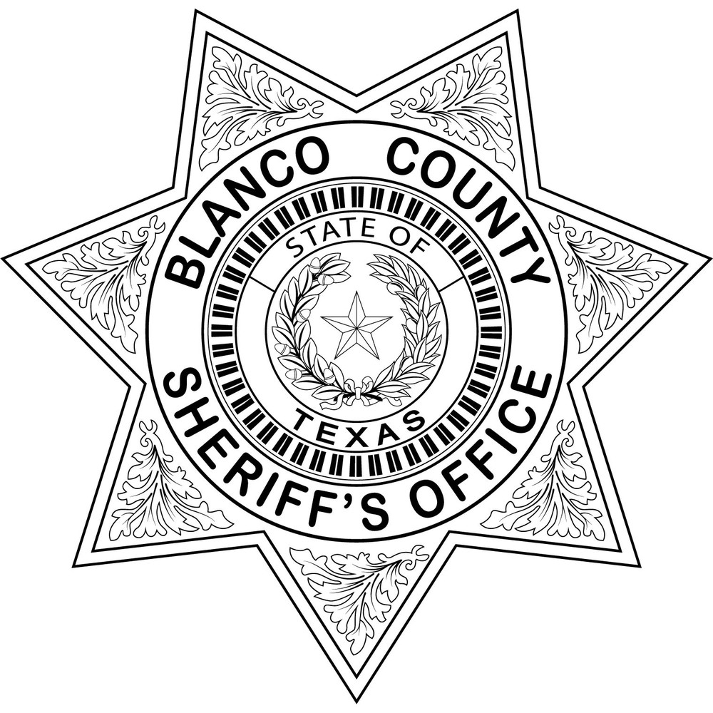 Blanco County Sheriffs office badge Texas vector file.jpg