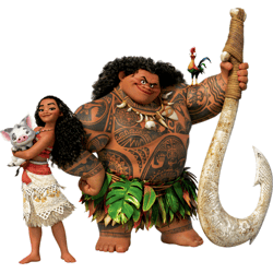 together png, moana png, moana princess disney png, baby moana vector design, moana holding leaf, digital download