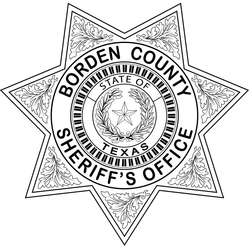 Borden County Sheriffs office badge Texas vector file.jpg