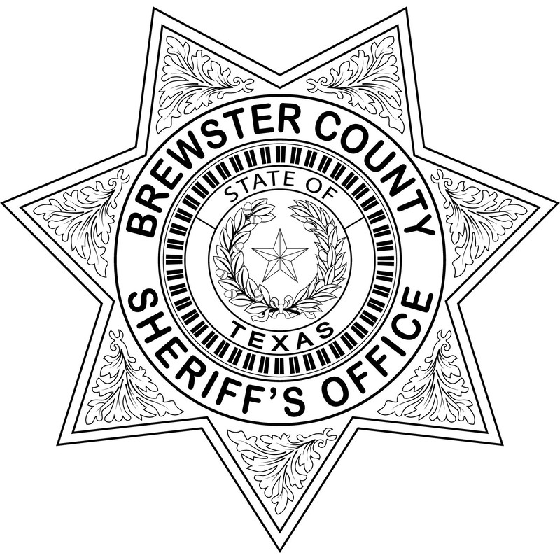Brewster County Sheriffs office badge Texas vector file.jpg