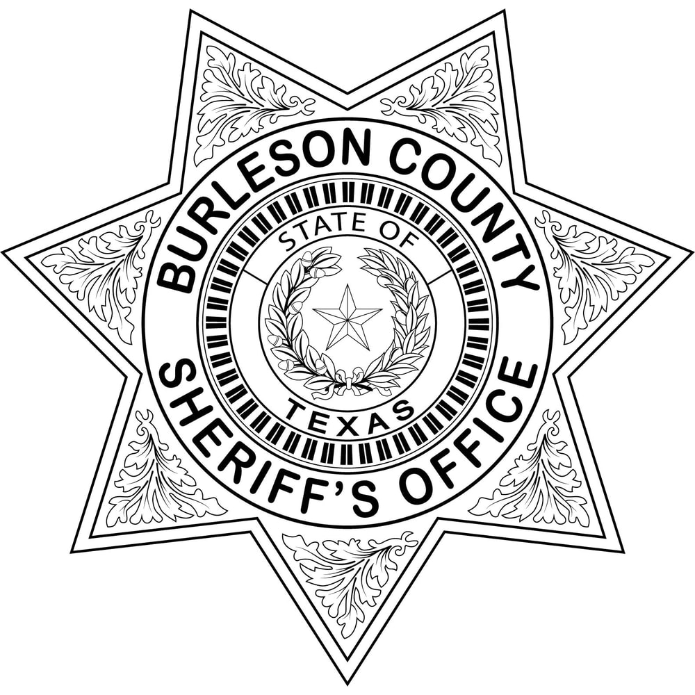 Burleson County Sheriffs office badge Texas vector file.jpg