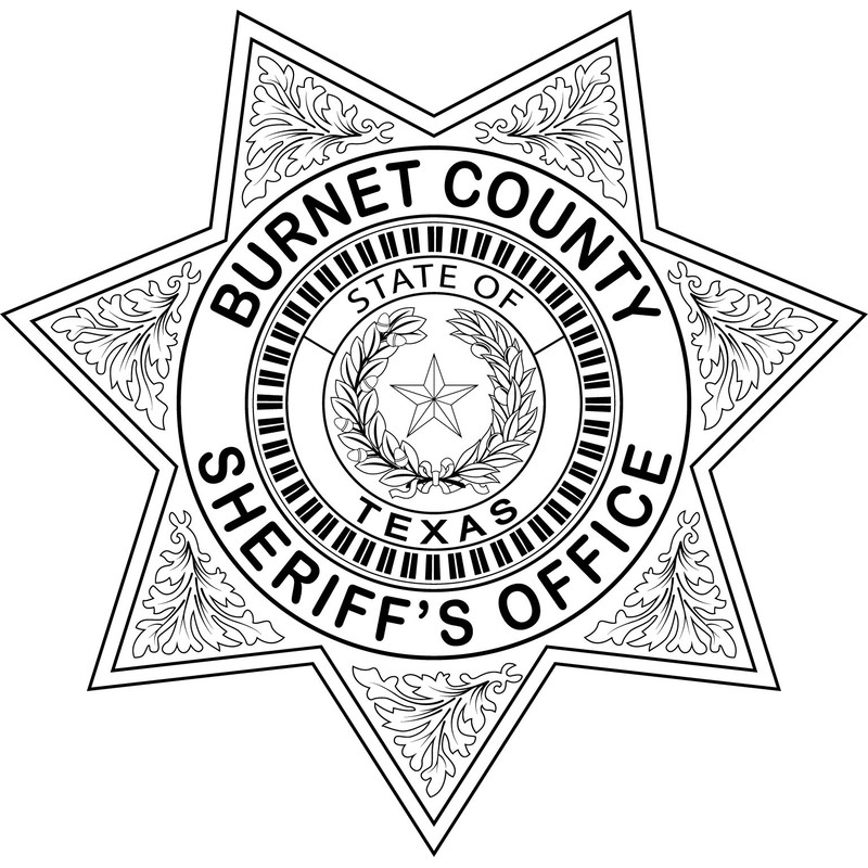Burnet County Sheriffs office badge Texas vector file.jpg