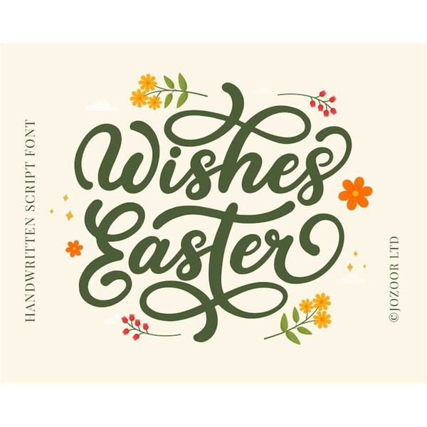 Script Font, Cursive Font, Handwritten Font, Font with Tails Inspire