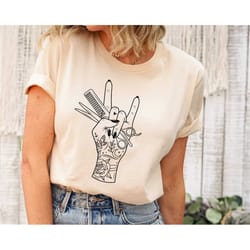 hair stylist tshirt, hair dresser shirt, licensed hairapist, gift for hairdresser, beautican shirt, hair dresser shirt,