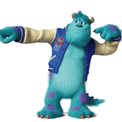 sully png, monsters university clipart, monsters inc png, disney png, cute boo png, instant download