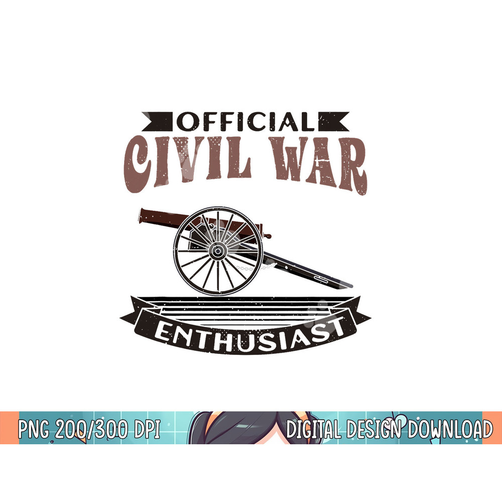 Official Civil War Enthusiast American Lover US Reenactor png, sublimation.jpg