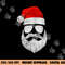 Funny Santa Claus Face Sunglasses with Hat Beard Christmas png, sublimation copy.jpg