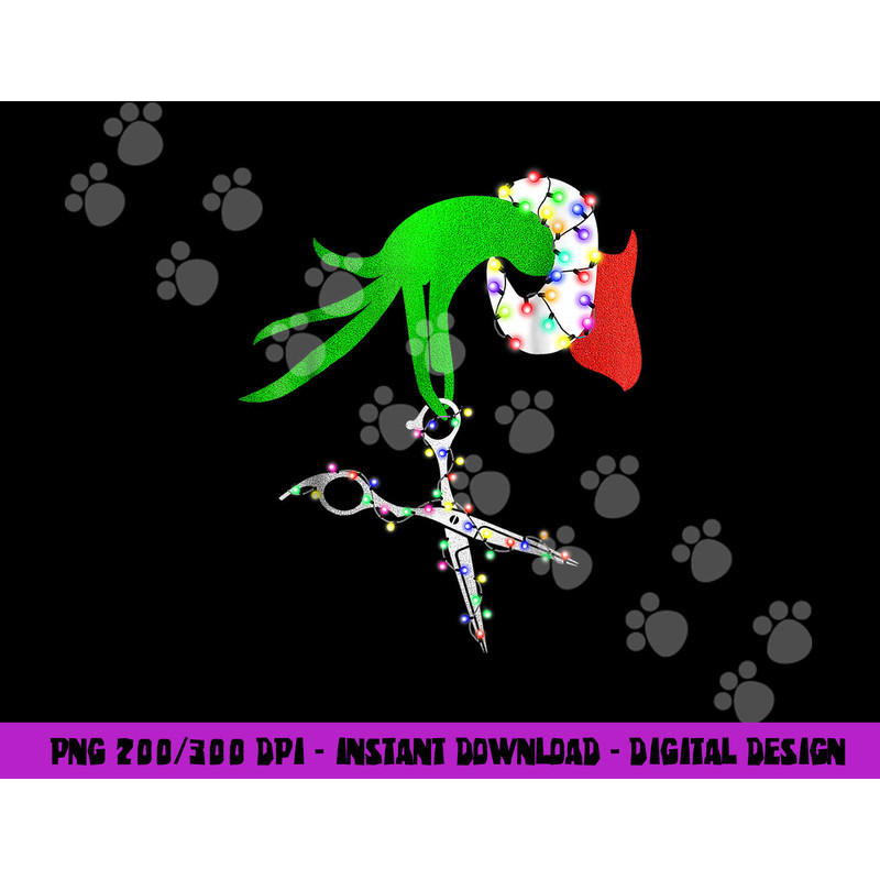 Funny Scissor Hairstylist Santa Christmas Hair Stylist Xmas png, sublimation copy.jpg
