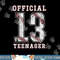 Official Teenager 13th Birthday Boy Party Baseball Teenage png, sublimation.jpg