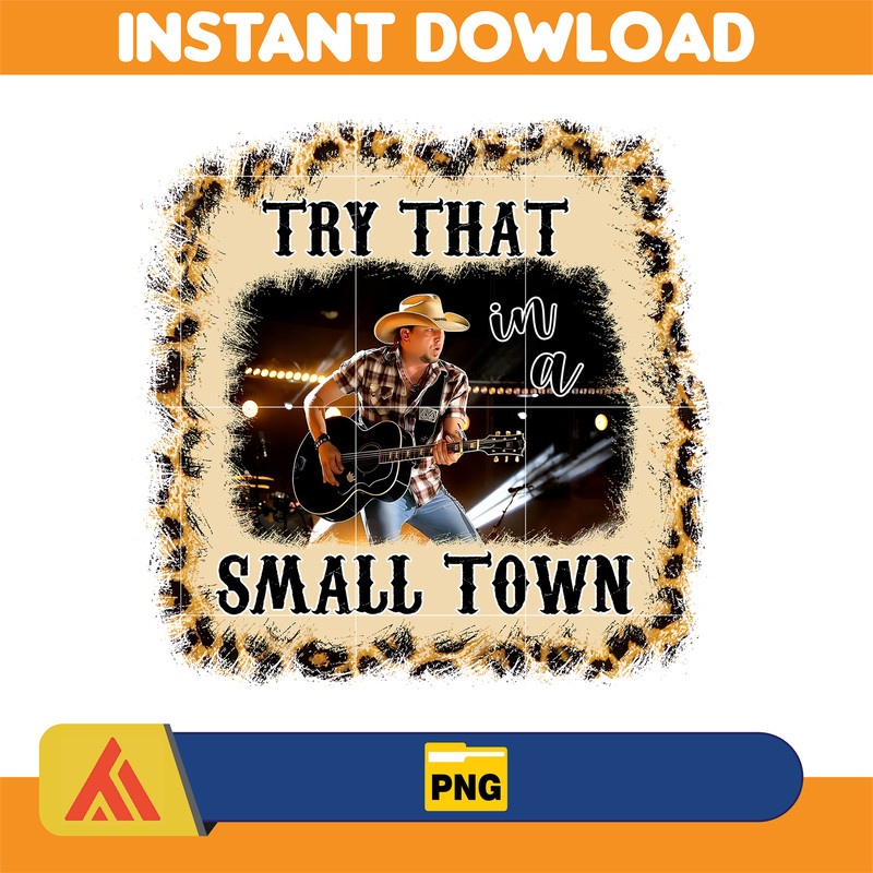 Try That In A Small Town Png, Cow Skull Small Town Png, Retro Country Shirt Png, Country Music, American Flag (21).jpg