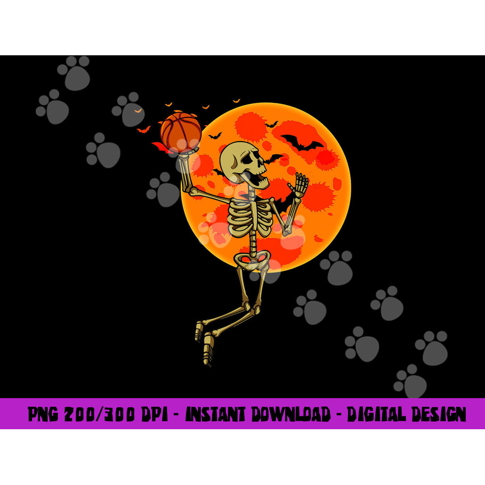 Funny Skeleton Playing Basketball Halloween Costume Men Boys png,sublimation copy.jpg