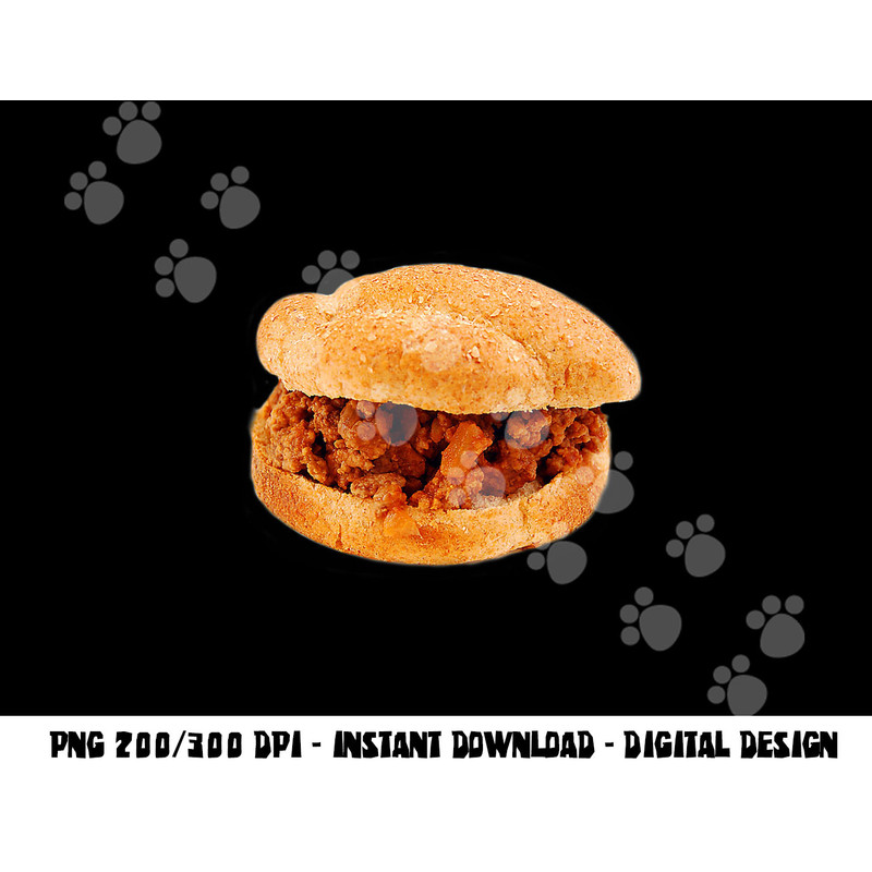 Funny Sloppy Joe beef sandwich lover Halloween costume food png,sublimation copy.jpg