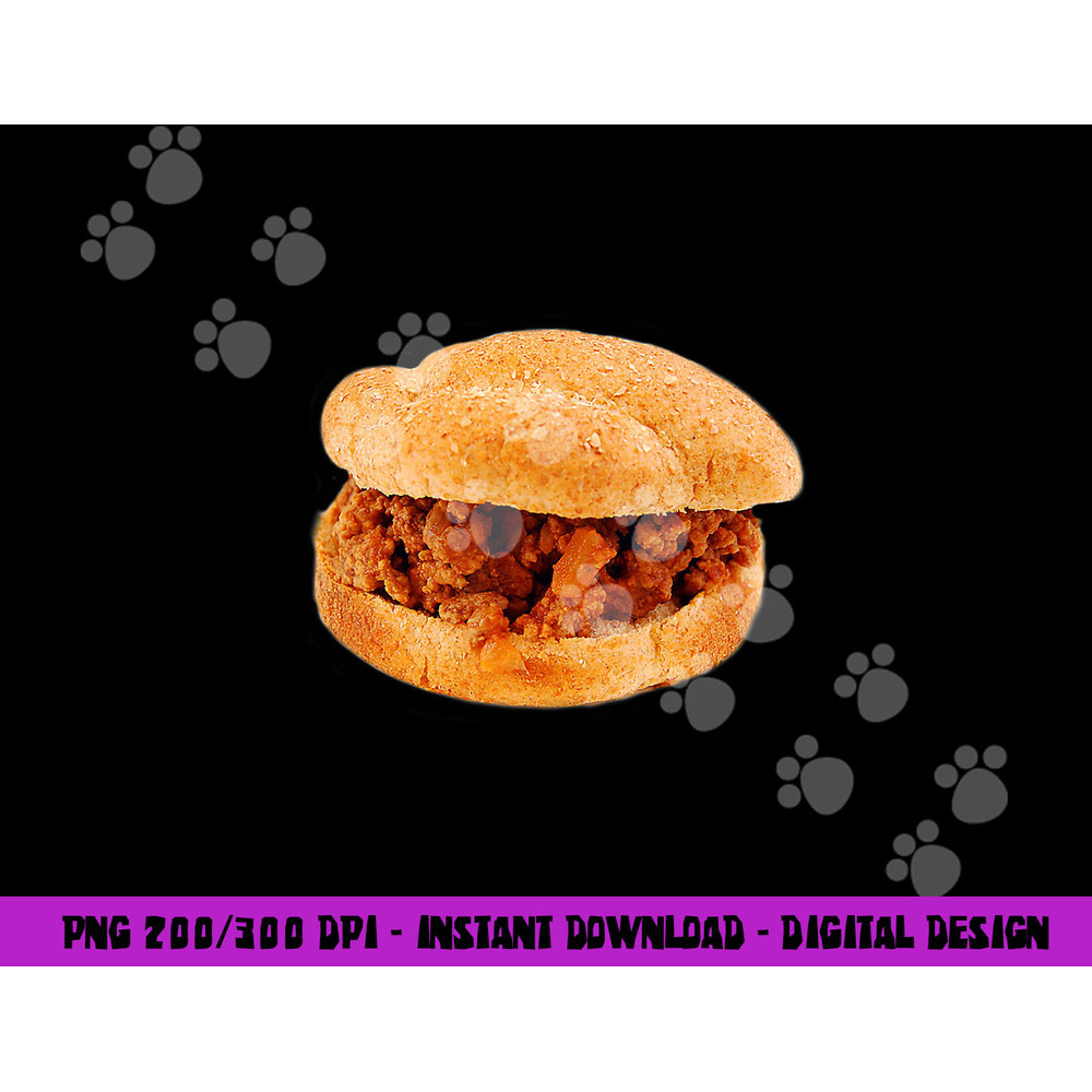 Funny Sloppy Joe beef sandwich lover Halloween costume food png,sublimation copy.jpg