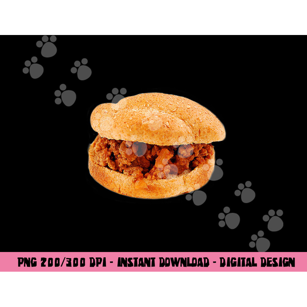 Funny Sloppy Joe beef sandwich lover Halloween costume food png,sublimation copy.jpg