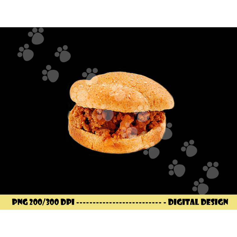 Funny Sloppy Joe beef sandwich lover Halloween costume food png,sublimation copy.jpg