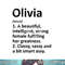 OLIVIA Definition Personalized Name Funny Christmas Gift png, sublimation.jpg