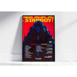posters of the weeknd | starboy album poster | posters - us rap posters | rap posters | rap album cover