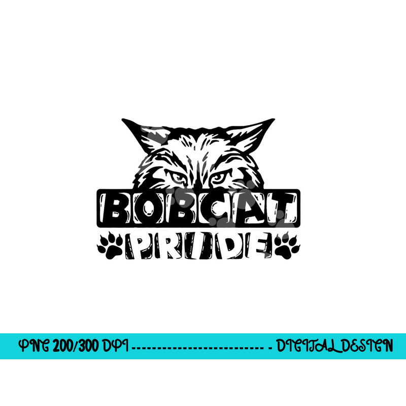 Bobcats School Sports Fan Team Spirit png, sublimation copy.jpg