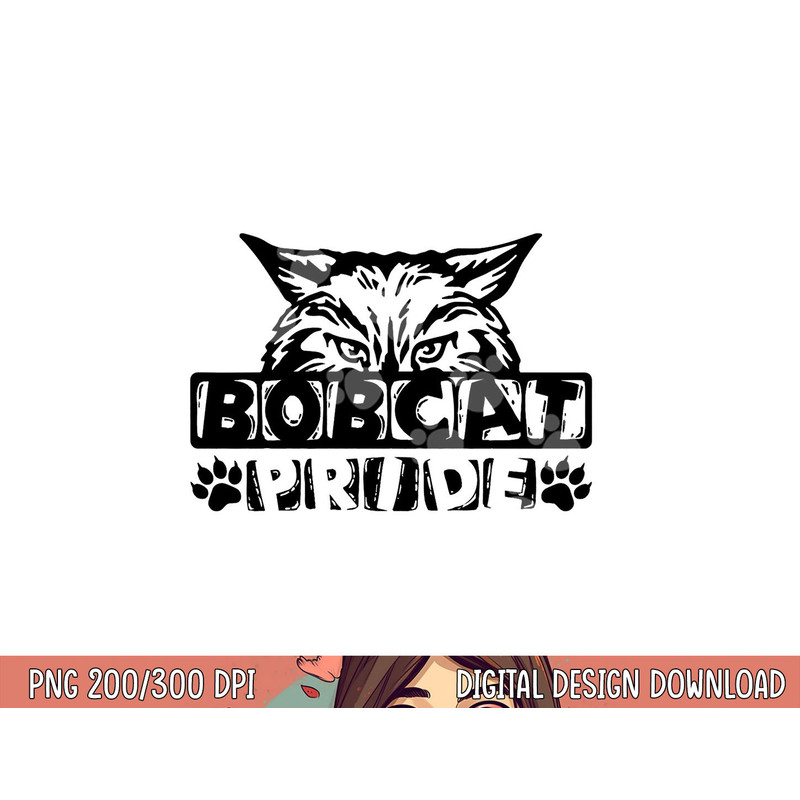 Bobcats School Sports Fan Team Spirit png, sublimation copy.jpg